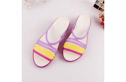 China Ladys Tpu Upper Open Toe Eva Wedge Sandals supplier