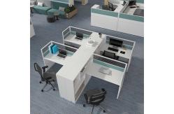China Office Furniture Manufacturers 4 Way Modular Office Workstation With Partation supplier