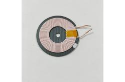 China Small Mobile Phone Wireless Charging Coil Double Layer With Ferrite supplier