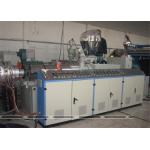 PVC Dual Pipe Making Plastic Extrusion Line PVC PP PE Twin Pipe Extruder for sale