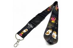 China Heatransfer Printed Blank Polyester Sublimation Lanyard Badge Holder Custom Logo supplier