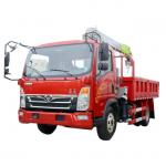 Customized  4x2 8Tons Crane Truck Mounted Towing Crane Mounted Truck With 25M Lifting High for sale