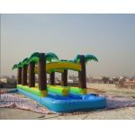 11.3m Long Inflatable Slide With Palm Trees Theme for sale
