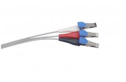 China TPU Jacket Veterinary ECG Cable AHA IEC ISO13485 With Contec C80Vet GA3140V supplier