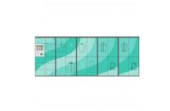China Smart Electronic Laundry Room Lockers Intelligent Dry Cleaning Locker CRS supplier