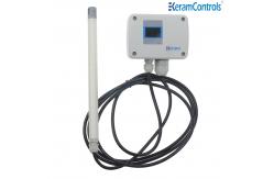 China Cable 0-10V Air Velocity Transmitter IP65 16-24V supplier