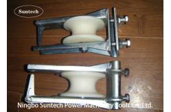 China Transmission Line Crossarm Mounted Nylon Wheel Conductor Stringing Blocks supplier