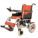 Fold Up Electric Foldable Power Wheelchair With Brushed Motor Lead Acid Battery 6KM/H for sale