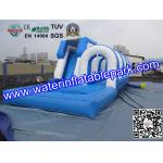 Commercial Inflatable Pool Slides For Kids , Inflatable Slip Slide for sale