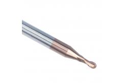 China 2mm Ball Nose Cutter Hss Cnc Ball Nose Router Bits Solid Carbide Hrc55 supplier