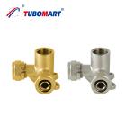 Tubomart Plumbing Materials Gas PEX Fittings Brass 16-32MM Equal Socket PEX Al Pex Compression Fittings for sale