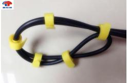 China Custom Shape Wire Belt Hook Loop Cable Ties , Self Locking 100mm cable tie supplier