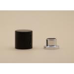 Matte Black Perfume Bottle Lids Cylinder Shape Leak Proof High Reliability