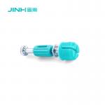JH-2161 Cam Lock Connector Set for 15mm+ Panel Furniture | Blue Zinc Plated Cold-Drawn Carbon Steel Dowel | Up to 12N Torque for sale