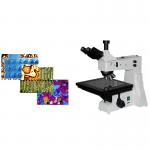 Epi Illumination Handheld Digital Microscope 12V / 50W Halogen DIC Push / Pull Slids