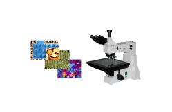 China Epi Illumination Handheld Digital Microscope 12V / 50W Halogen DIC Push / Pull Slids supplier