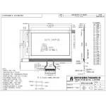240*128 Graphic FSTN Transmissive Positive 3.3V UC1608 LCD Module