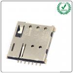 Stable Performance Push Push Type Tablet Nano Sim Card Socket Holder Connector for sale