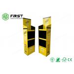 CMYK Printing Corrugated Cardboard Displays Stand Custom Design For Beverages for sale
