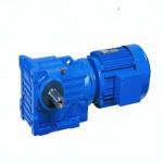 Hollow Shaft Worm Helical Bevel Gear Reducer Gearbox With Inline Motor for sale