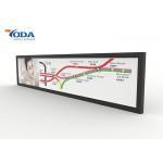 Multi Language 21Inch Stretched Bar LCD Display With Humanized Inner Structure for sale