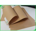 Strong 80gsm 100gsm food Sack Kraft Paper Fda Approved brown Craft Paper roll for sale