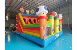 China Customized Inflatable Slides Playground Super Mario Park Inflatable Bouncy House supplier