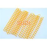 Yellow Color 2.29mm 1-1/4'' Plastic Spiral Binding Coils for sale