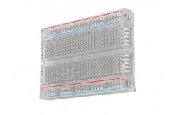 China Electronic 400 Point Breadboard Solderless Transparent supplier