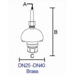 1 Brass Chrome Rotation Dragon Water Fountain Jet Nozzle 3m3/h