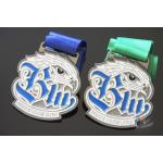 Sports School Awards Medals , Baseball Events Metal Medallion With Ribbons for sale