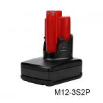 Lithium Ion Cordless Power Tool Battery Pack 10.8V M12 Large Capacity for sale
