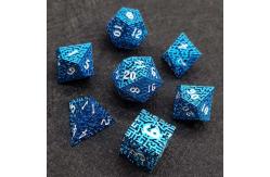 China Hollow Maze Metal Dice Set DND Krusu'S Call RPG Multi Faceted supplier