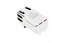 China LPJK9093AONL PoE++ RJ45 Connector with 10GBase-T Magnetics supplier