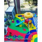 Athletic Running Track Flooring SBR Particles EPDM Crumb 8-15mm Thickness for sale