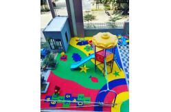 China Athletic Running Track Flooring SBR Particles EPDM Crumb 8-15mm Thickness supplier