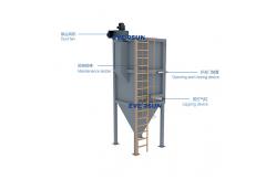China High Capacity Big Bag Emptying Station Bulk Bag Unloader For Particle Transfer supplier