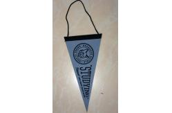 China 150D Polyester Advertising Sports Pennant Flag Triangle Shape supplier