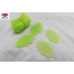 Printed Cute Spiral Hook And Loop Hair Rollers , Baby Green Heated sponge hair rollers for sale