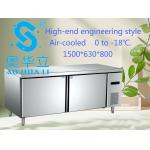 Space Saving 2 Door Commercial Freezer High Efficiency Commercial Kitchen Refrigerator Freezer for sale