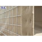 Army Border Perimeter Defensive Barrier , Gabion Wire Mesh Boxes for sale