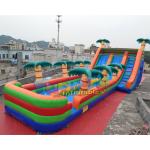 Outdoor Long Inflatable Water Slide Slip N Slide 11x5.5x5.5 Meter for sale