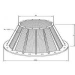 Triangle Wedge Wire Centrifuge Basket with Galvanized or Painting Surface Treatment