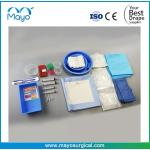 Cardiac Cath Lab Use Disposable Sterile Surgical Cardiovascular Pack With Angio Drape 4 Hole for sale