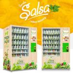 Healthy Food Automatic Vending Machine Metal For Subway Station for sale