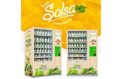China Healthy Food Automatic Vending Machine Metal For Subway Station supplier