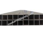 Gr5 Titanium Square Pipes Seamless Alloy Profile Pipe For Petrochemical Industry for sale