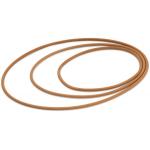 Metallurgical Machinery Silicone O Ring Rubber Gasket , Custom Made Seal Rings