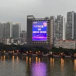 Transparent LED Panel Screen Outdoor P3.91 P7.82 Advertising LED Poster Glass Display ,1m by 1m cabinet,7500brightnVideo for sale