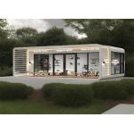 Galvanized Steel Space Capsule House Apple Cabin With Kitchen And Bathroom